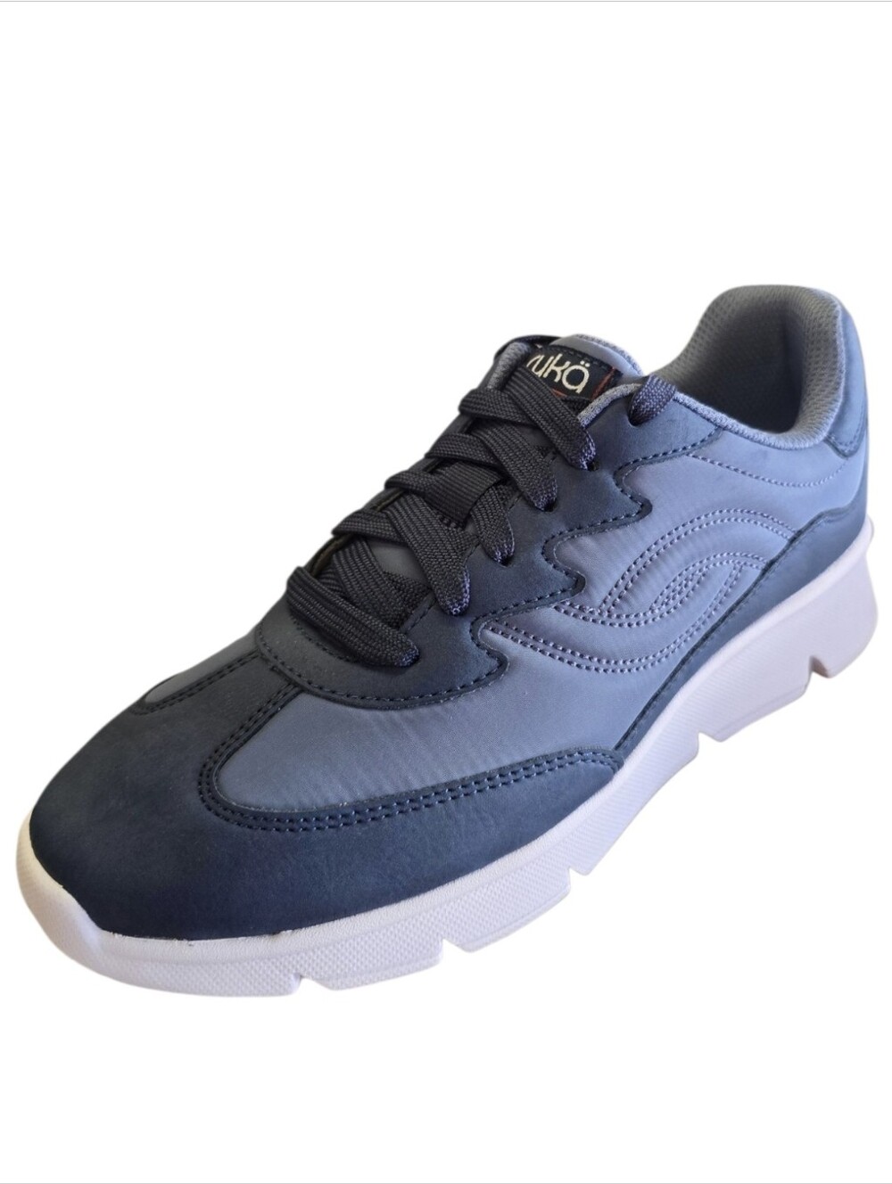 ​Ryka Confident Casual Athletic Walking Sneakers Stoneblue Women's 7.5M - NIB